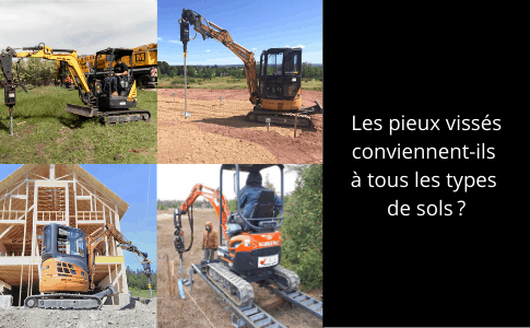 projets avec pieux vissés