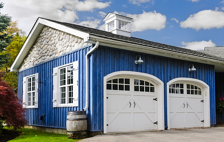 garage sur pieux vissés