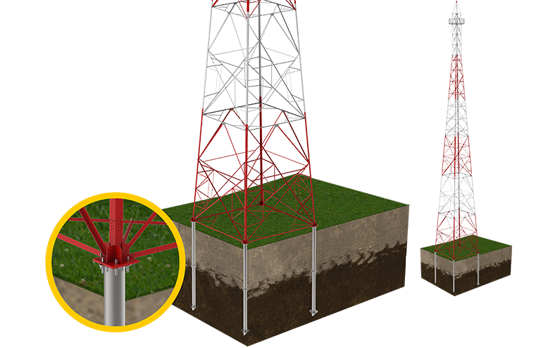 cellphone tower foundation