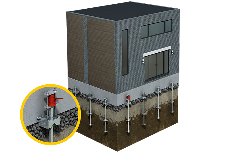 screw piles for house foundation