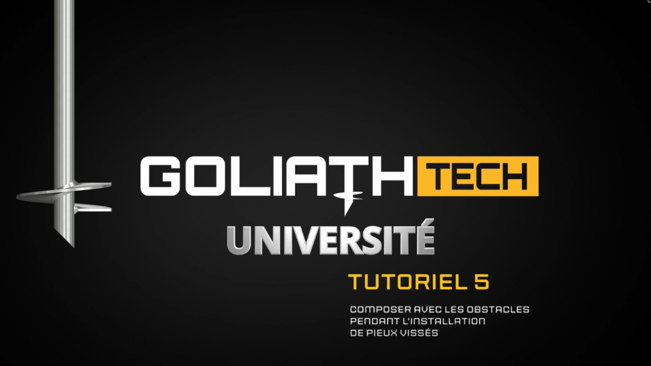 GoliathTech Université tutoriel 5