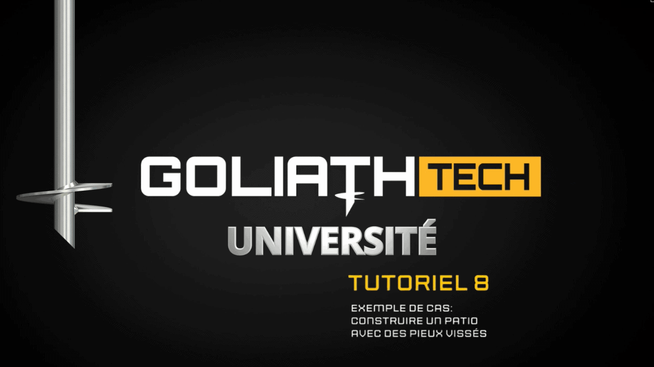 GoliathTech Université tutoriel 8 bannière