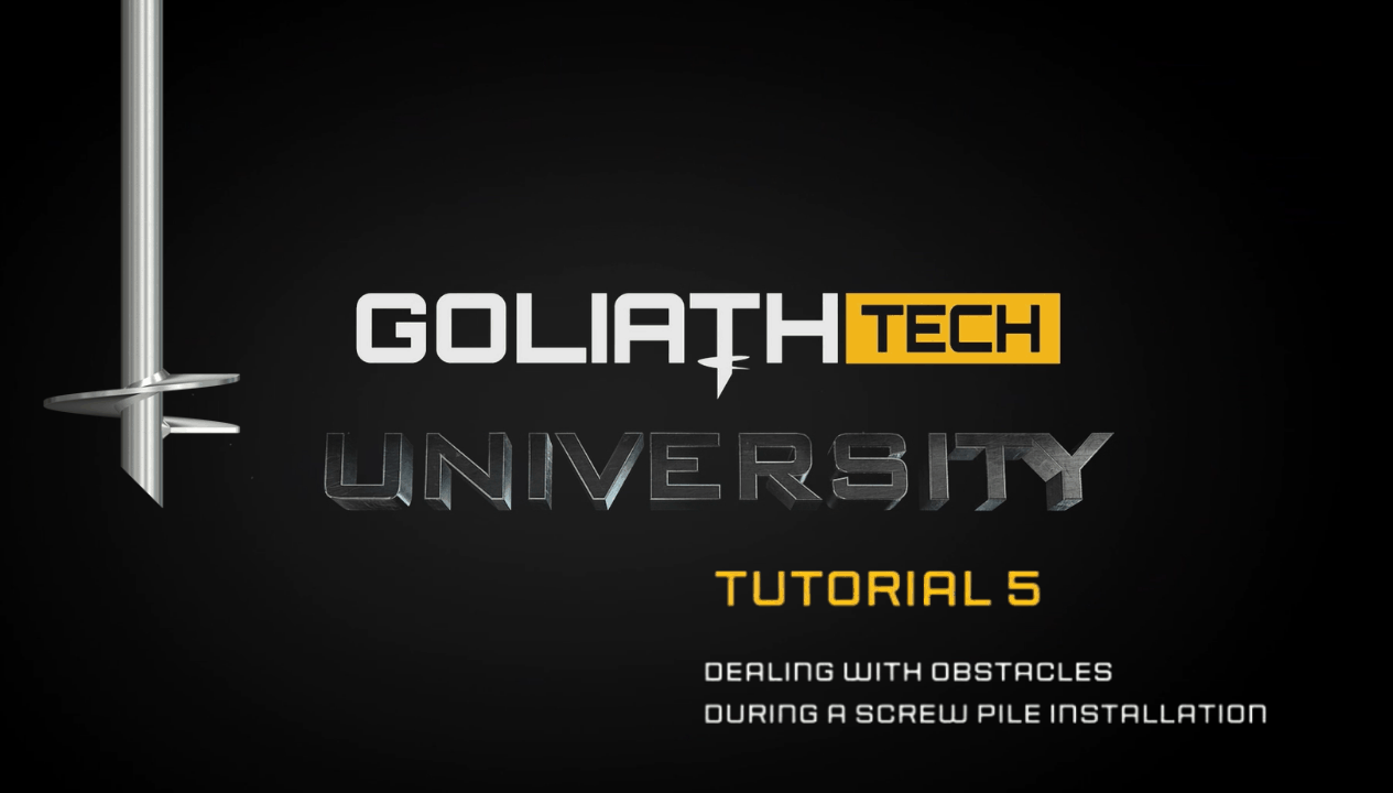 GoliathTech University tutorial 5 banner