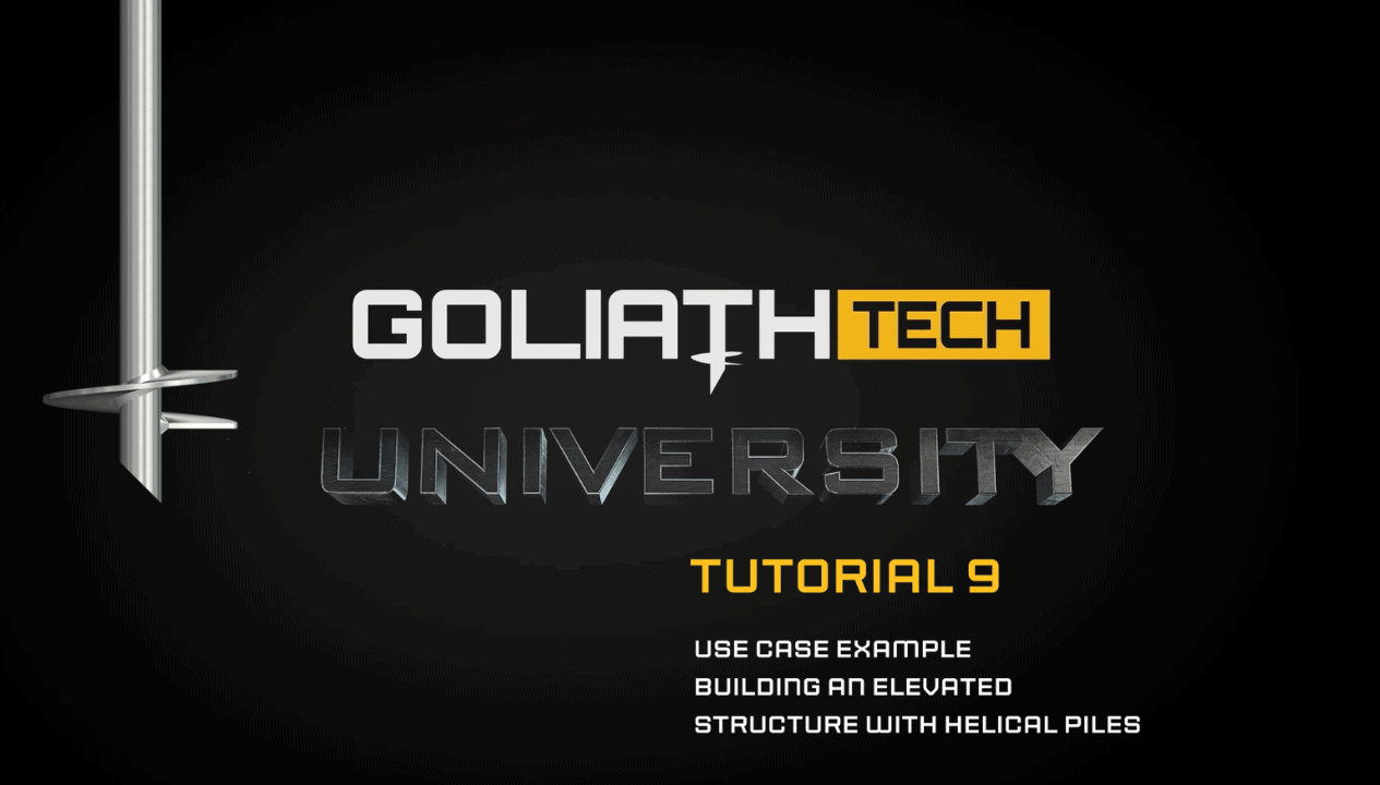 GoliathTech University tutorial 9 banner