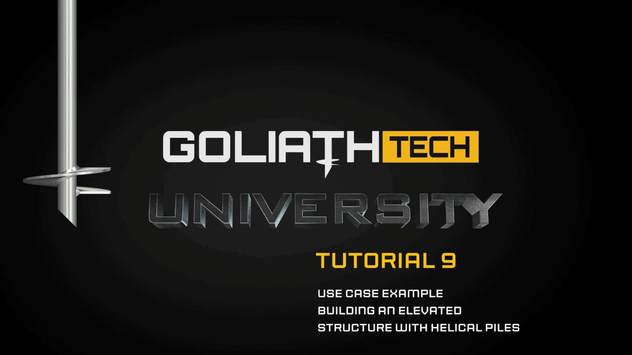 GoliathTech University tutorial 9 banner