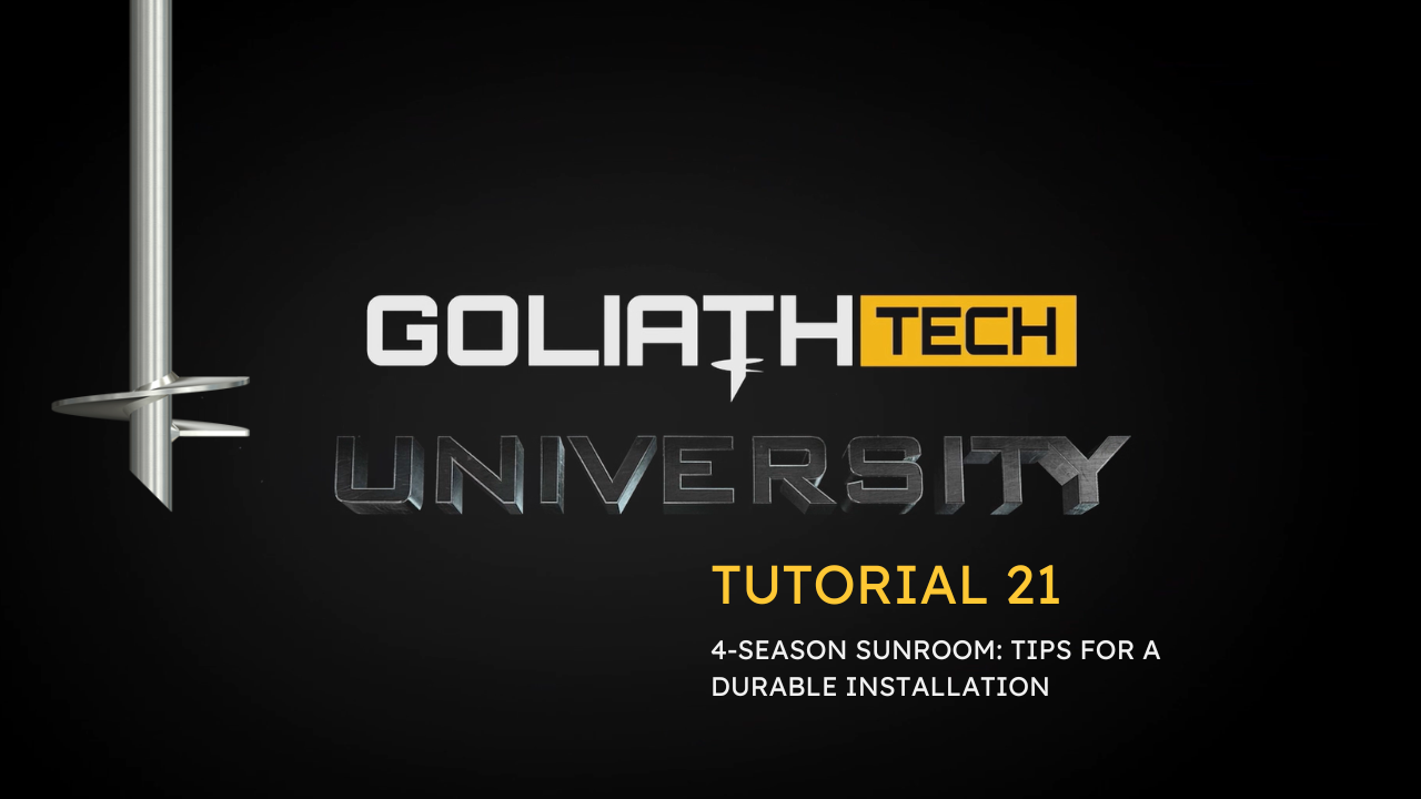 GoliathTech university tutorial 21