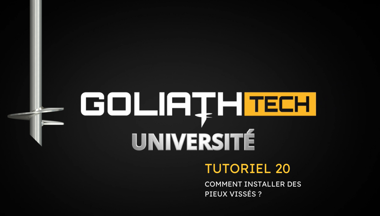 GoliathTech université tutorial 20