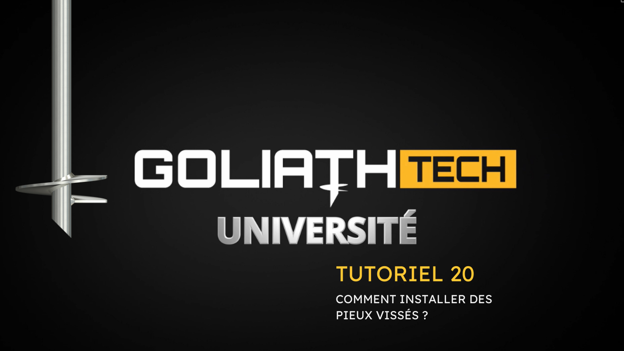 GoliathTech université tutorial 20