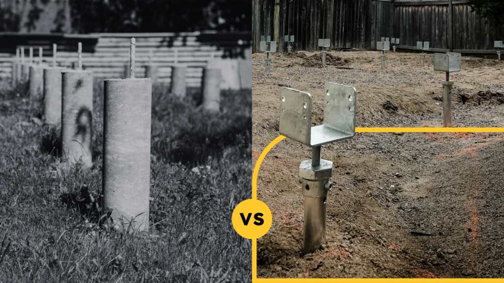 concrete footings vs helical piers image