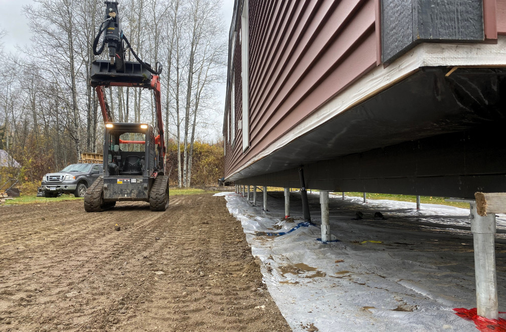 Screw piles are cost-effective
